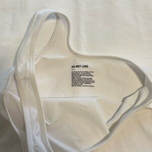 Helmut Lang Ivory Tank Top